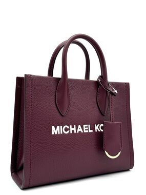 Michael Kors Mirella Small Signature Logo Crossbody Bag Ox Blood